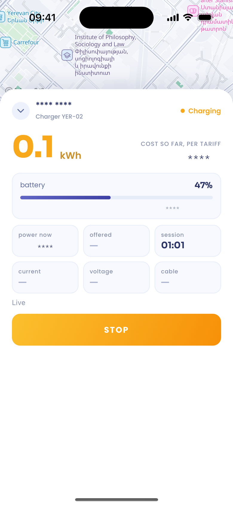 Charging in progress